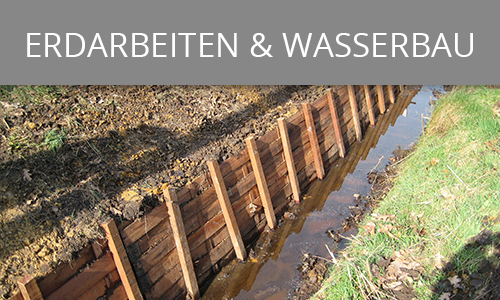 Erdarbeiten und Wasserbau | Lohnunternehmen Janssen Aurich
